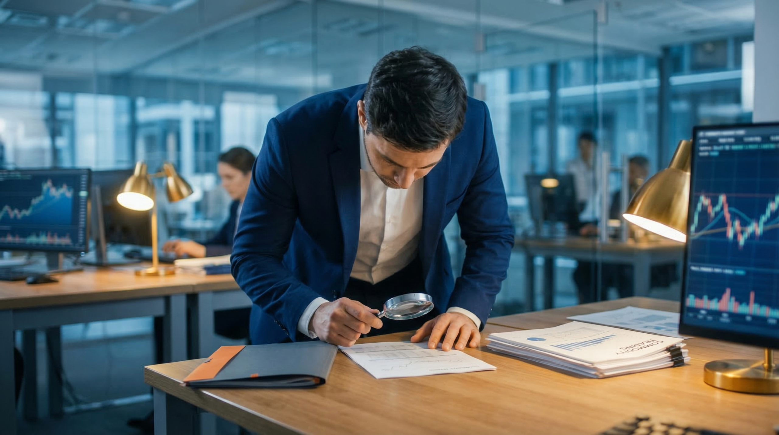 Upload LOI Trados - commodity trading platform dashboard