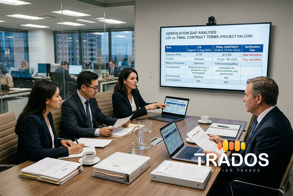 From Loi To Contract Verification Gap