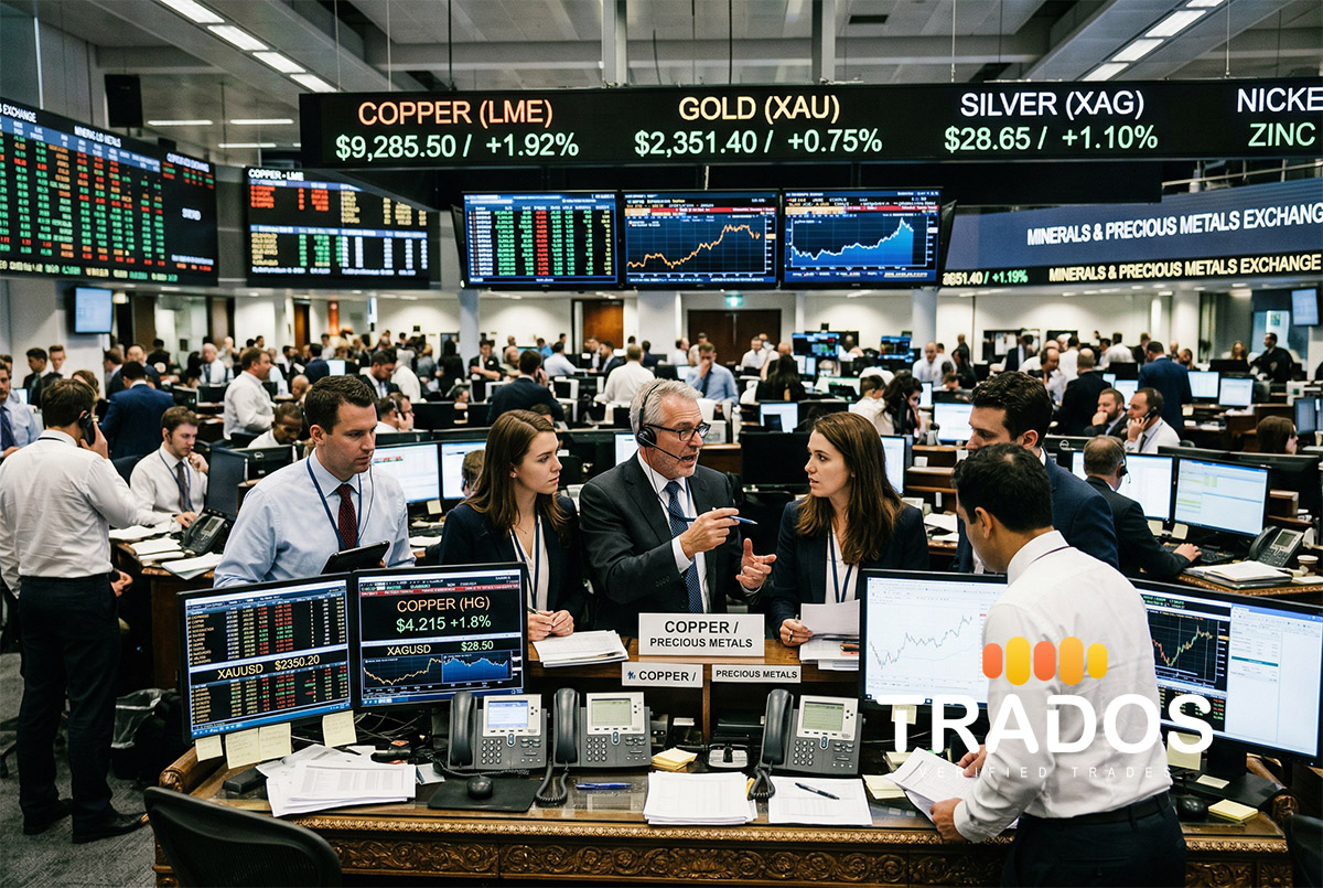 Minerals Trading Gold Diamonds Copper